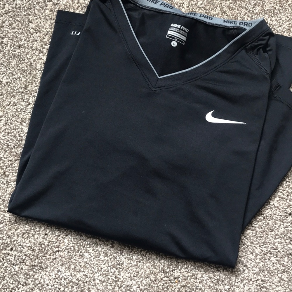 Nike dry-fit black long sleeve